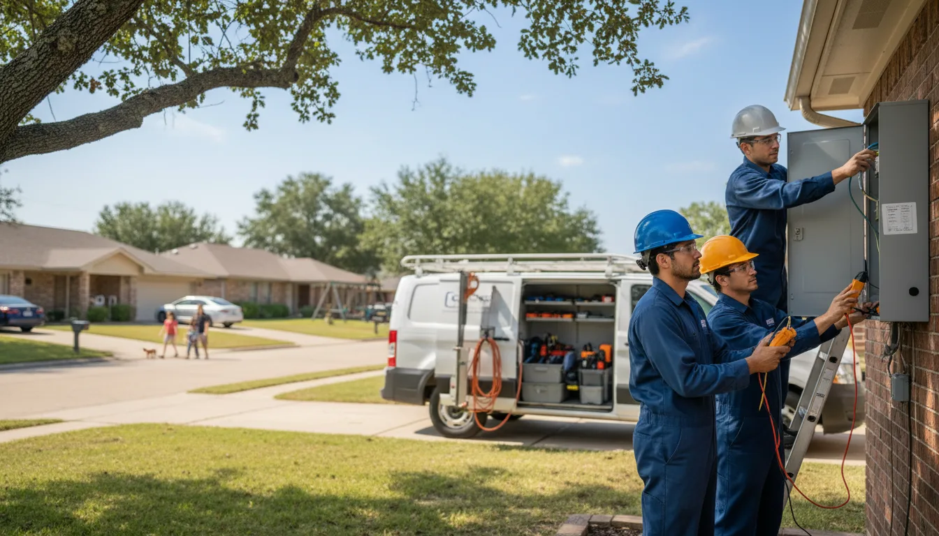 Certified electrician providing emergency electrical services in Ratliff City, OK